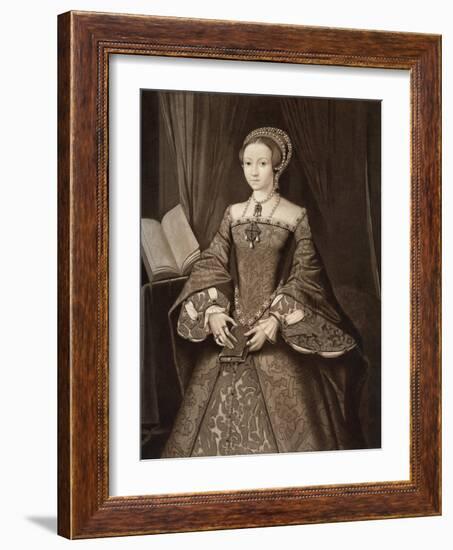 Princess Elizabeth, Later Queen, C1547-null-Framed Giclee Print