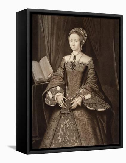 Princess Elizabeth, Later Queen, C1547-null-Framed Premier Image Canvas