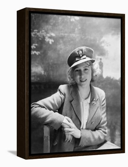 Princess Elizabeth, Seen in Photograph at 16 Years Old, England-Cecil Beaton-Framed Premier Image Canvas