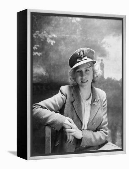Princess Elizabeth, Seen in Photograph at 16 Years Old, England-Cecil Beaton-Framed Premier Image Canvas