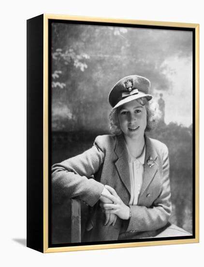 Princess Elizabeth, Seen in Photograph at 16 Years Old, England-Cecil Beaton-Framed Premier Image Canvas