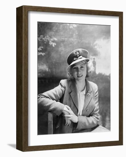 Princess Elizabeth, Seen in Photograph at 16 Years Old, England-Cecil Beaton-Framed Photographic Print