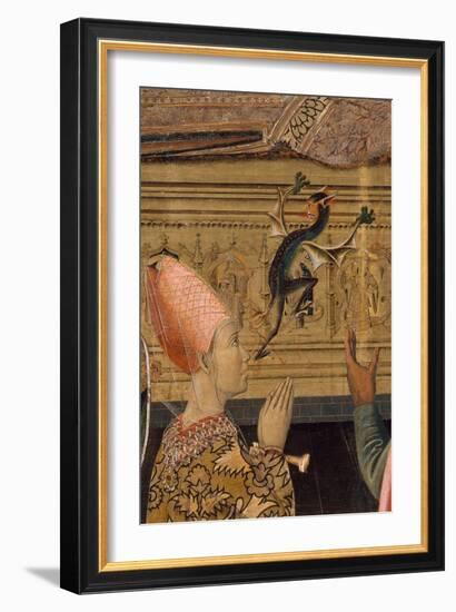 Princess Eudoxia before the Tomb of Saint Stephen (Detail)-null-Framed Giclee Print