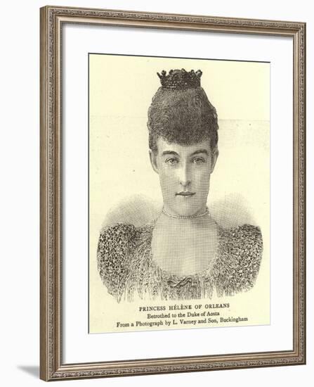 Princess Helene of Orleans-null-Framed Giclee Print