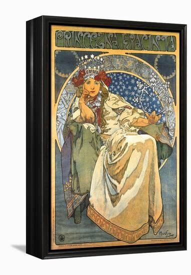 Princess Hyacinth-Alphonse Mucha-Framed Stretched Canvas