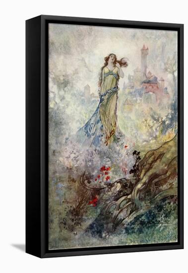 Princess Hyacinth-Charles Robinson-Framed Premier Image Canvas