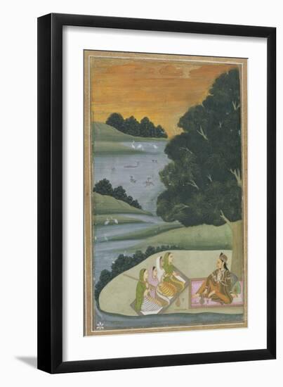 Princess Listening to Female Musicians, India-null-Framed Giclee Print