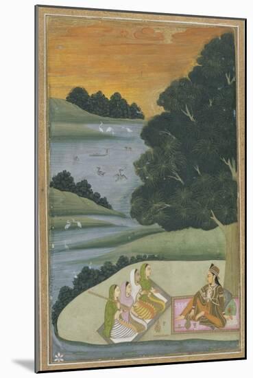 Princess Listening to Female Musicians, India-null-Mounted Giclee Print