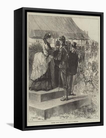 Princess Louise Presenting the Prizes at Wimbledon-Charles Robinson-Framed Premier Image Canvas