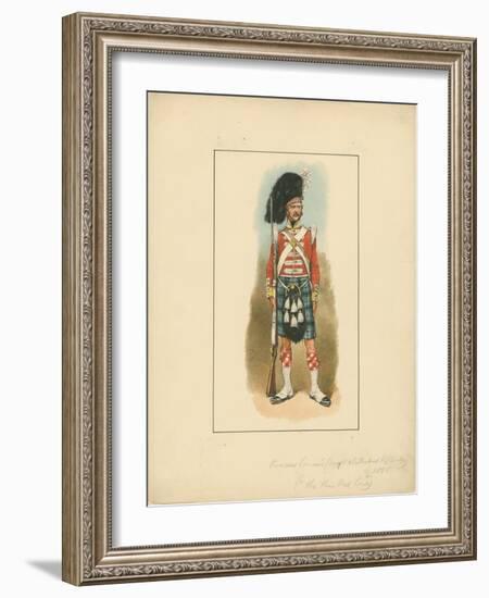 Princess Louise's Argyll and Sutherland Highlanders of 1855, 1910-Richard Caton Woodville II-Framed Giclee Print