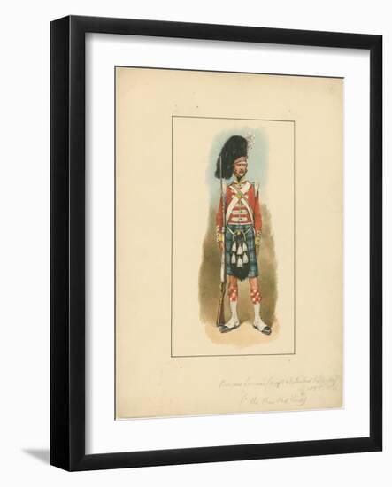 Princess Louise's Argyll and Sutherland Highlanders of 1855, 1910-Richard Caton Woodville II-Framed Giclee Print