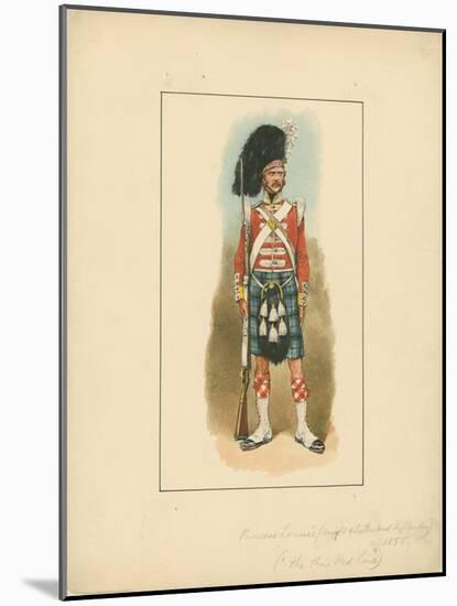 Princess Louise's Argyll and Sutherland Highlanders of 1855, 1910-Richard Caton Woodville II-Mounted Giclee Print