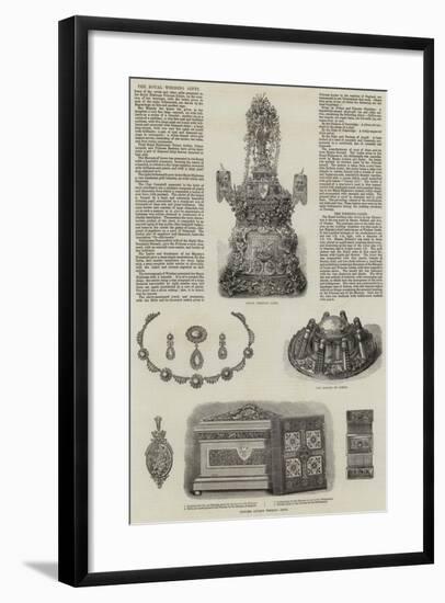 Princess Louise's Wedding Gifts-null-Framed Giclee Print