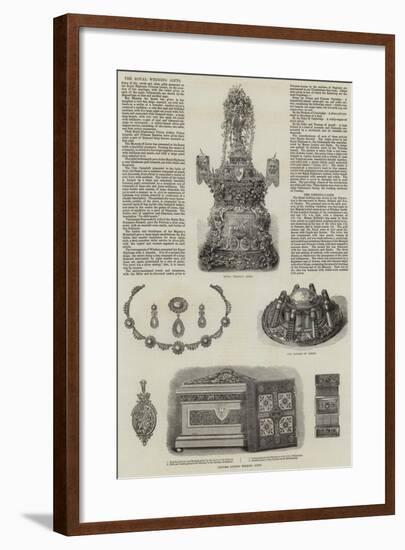 Princess Louise's Wedding Gifts-null-Framed Giclee Print