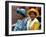 Princess Margaret and the Queen Mother Ride in an Open Carriage During the Trooping of the Colour-null-Framed Photographic Print