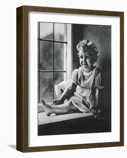 Princess Margaret at St Paul's Waldenbury, Hampshire, 1932-null-Framed Giclee Print