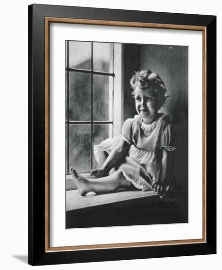 Princess Margaret at St Paul's Waldenbury, Hampshire, 1932-null-Framed Giclee Print