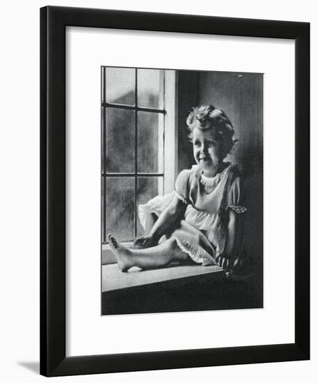 Princess Margaret at St Paul's Waldenbury, Hampshire, 1932-null-Framed Giclee Print