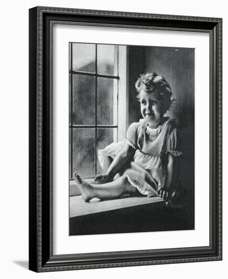 Princess Margaret at St Paul's Waldenbury, Hampshire, 1932-null-Framed Giclee Print