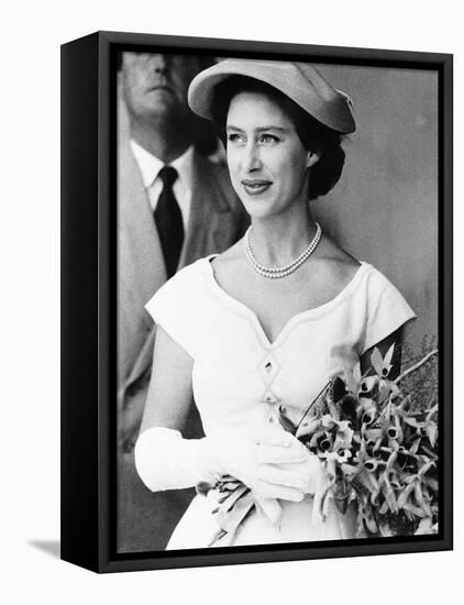 Princess Margaret Celebrating Her Birthday. Date Unknown-null-Framed Premier Image Canvas