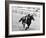 Princess Margaret Riding a Horse at Ascot Before Spectators Arrive For Meeting-null-Framed Photographic Print