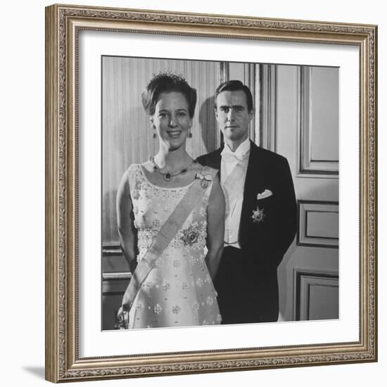 Princess Margrethe II and Her Husband Prince Henrik-Carlo Bavagnoli-Framed Premium Photographic Print