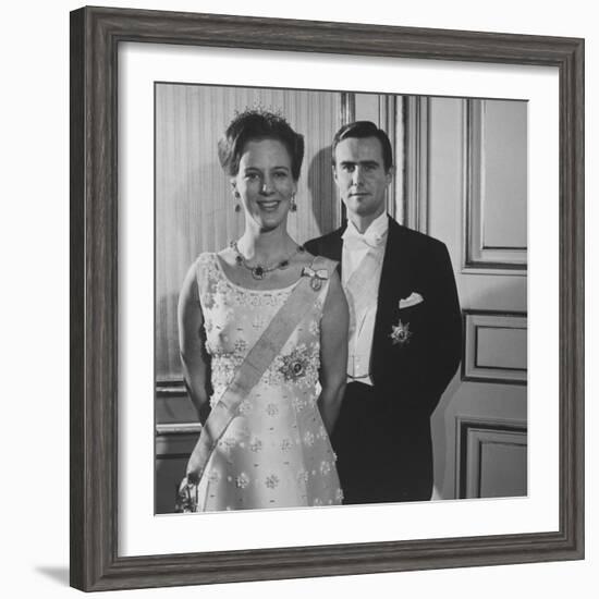 Princess Margrethe II and Her Husband Prince Henrik-Carlo Bavagnoli-Framed Premium Photographic Print