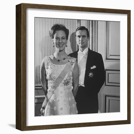 Princess Margrethe II and Her Husband Prince Henrik-Carlo Bavagnoli-Framed Premium Photographic Print