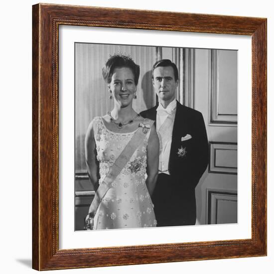 Princess Margrethe II and Her Husband Prince Henrik-Carlo Bavagnoli-Framed Premium Photographic Print