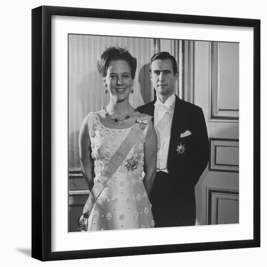 Princess Margrethe II and Her Husband Prince Henrik-Carlo Bavagnoli-Framed Premium Photographic Print