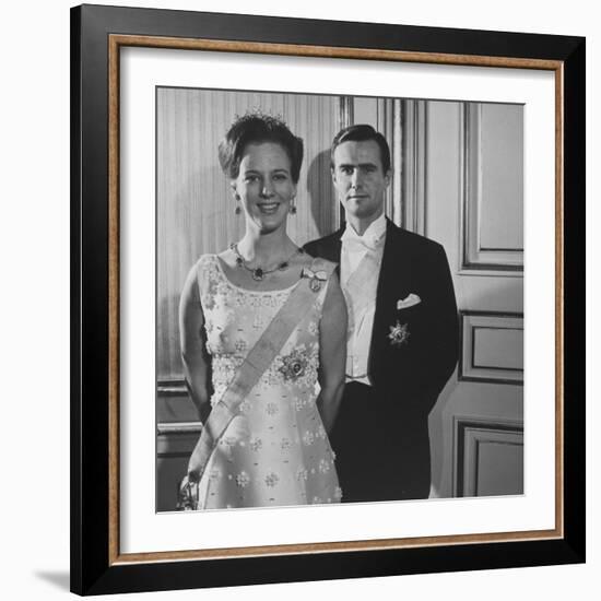 Princess Margrethe II and Her Husband Prince Henrik-Carlo Bavagnoli-Framed Premium Photographic Print