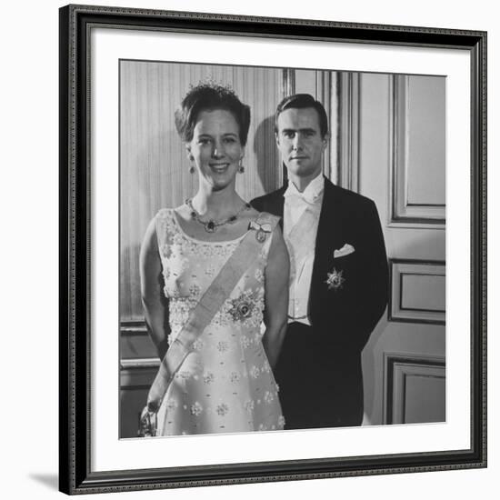 Princess Margrethe II and Her Husband Prince Henrik-Carlo Bavagnoli-Framed Premium Photographic Print