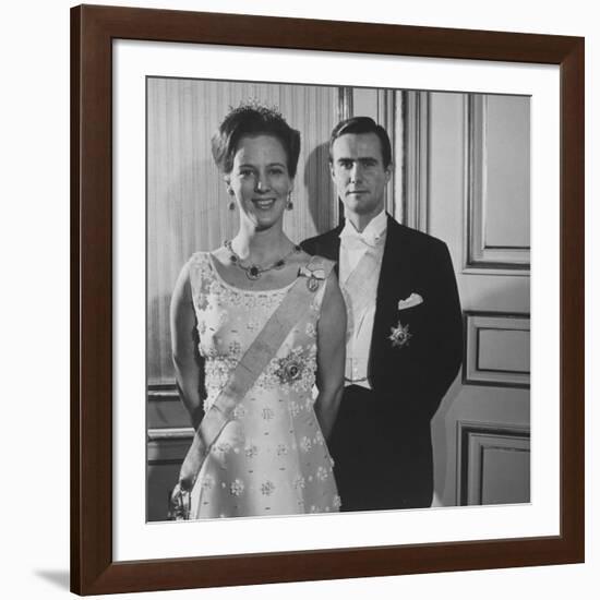 Princess Margrethe II and Her Husband Prince Henrik-Carlo Bavagnoli-Framed Premium Photographic Print