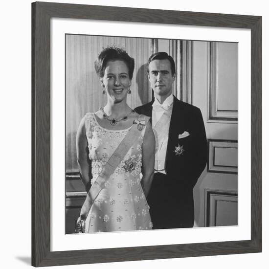 Princess Margrethe II and Her Husband Prince Henrik-Carlo Bavagnoli-Framed Premium Photographic Print