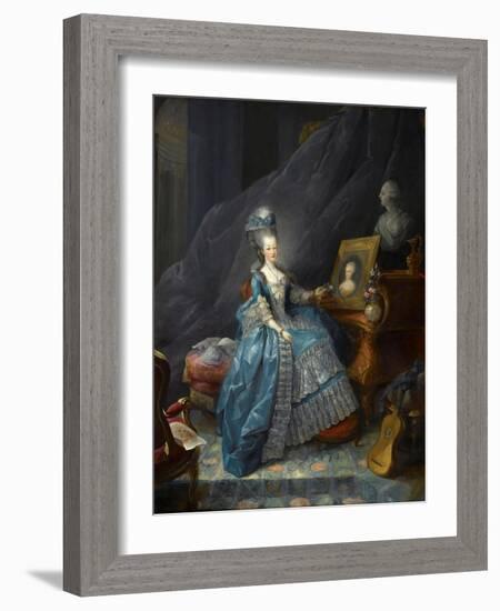 Princess Maria Theresa of Savoy (1756-180)-Jean-Baptiste André Gautier Dagoty-Framed Giclee Print