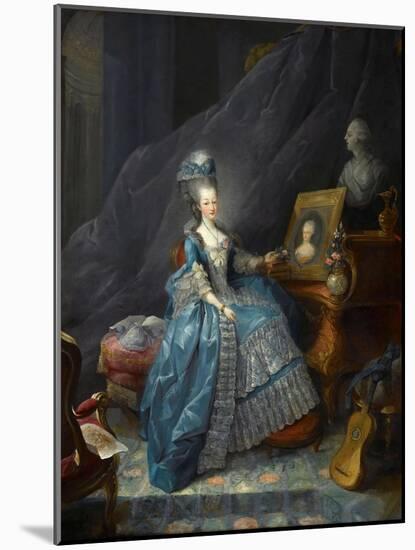 Princess Maria Theresa of Savoy (1756-180)-Jean-Baptiste André Gautier Dagoty-Mounted Giclee Print