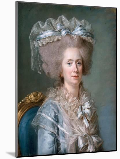 Princess Marie Adélaïde of France (1732-180)-Adélaïde Labille-Guiard-Mounted Giclee Print