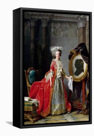 Princess Marie Adélaïde of France (1732-180)-Adélaïde Labille-Guiard-Framed Premier Image Canvas