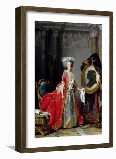 Princess Marie Adélaïde of France (1732-180)-Adélaïde Labille-Guiard-Framed Giclee Print