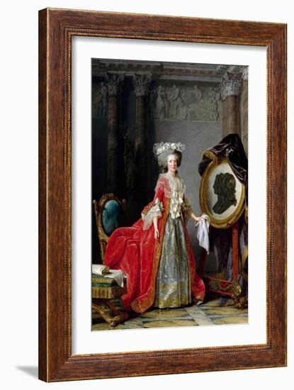 Princess Marie Adélaïde of France (1732-180)-Adélaïde Labille-Guiard-Framed Giclee Print