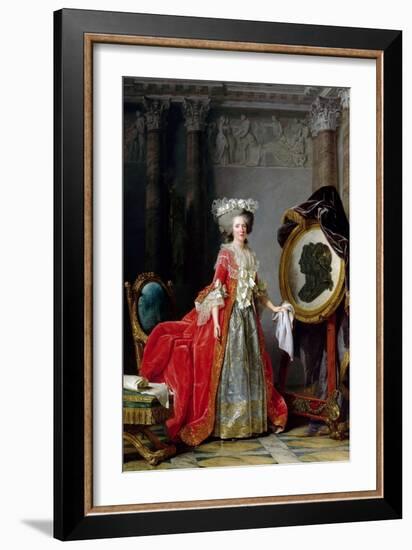 Princess Marie Adélaïde of France (1732-180)-Adélaïde Labille-Guiard-Framed Giclee Print