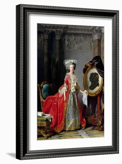 Princess Marie Adélaïde of France (1732-180)-Adélaïde Labille-Guiard-Framed Giclee Print