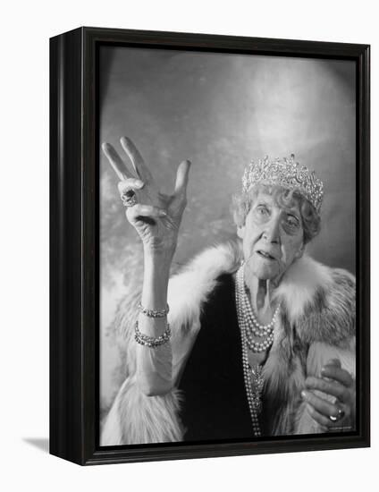 Princess Marie Louise, 12 August 1872 - 8 December 1956, Granddaughter of Queen Victoria, England-Cecil Beaton-Framed Premier Image Canvas