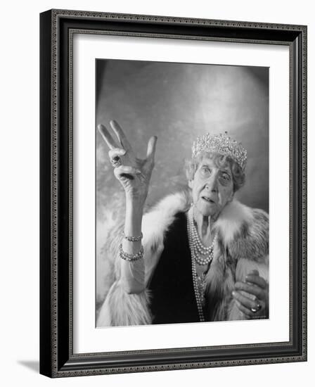 Princess Marie Louise, 12 August 1872 - 8 December 1956, Granddaughter of Queen Victoria, England-Cecil Beaton-Framed Premium Photographic Print