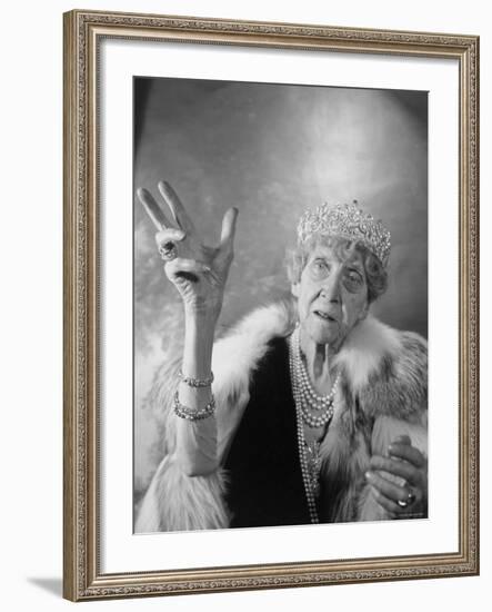 Princess Marie Louise, 12 August 1872 - 8 December 1956, Granddaughter of Queen Victoria, England-Cecil Beaton-Framed Photographic Print