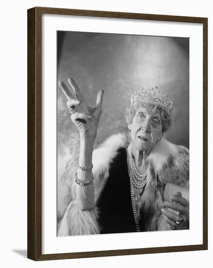 Princess Marie Louise, 12 August 1872 - 8 December 1956, Granddaughter of Queen Victoria, England-Cecil Beaton-Framed Photographic Print