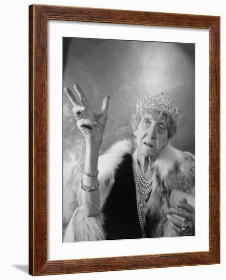 Princess Marie Louise, 12 August 1872 - 8 December 1956, Granddaughter of Queen Victoria, England-Cecil Beaton-Framed Photographic Print