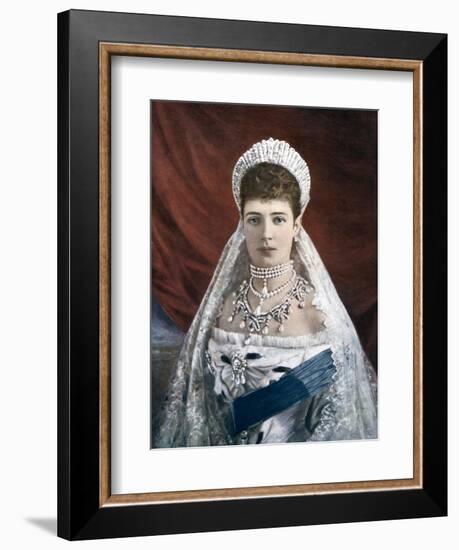 Princess Marie Sophie Frederikke Dagmar, Dowager Empress of Russia, Late 19th-Early 20th Century-null-Framed Giclee Print