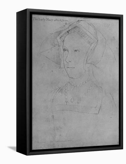 'Princess Mary', c1536 (1945)-Hans Holbein the Younger-Framed Premier Image Canvas