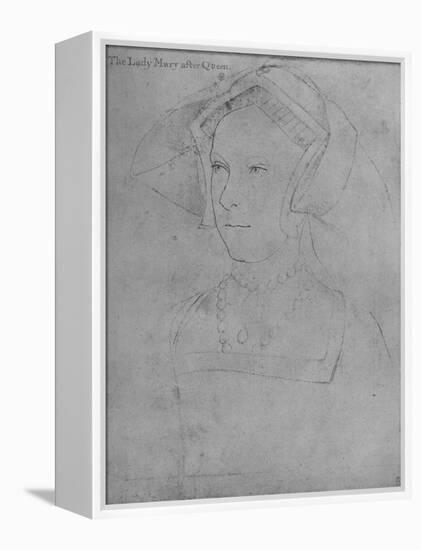 'Princess Mary', c1536 (1945)-Hans Holbein the Younger-Framed Premier Image Canvas